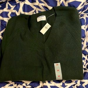 Green 2x women’s sweater